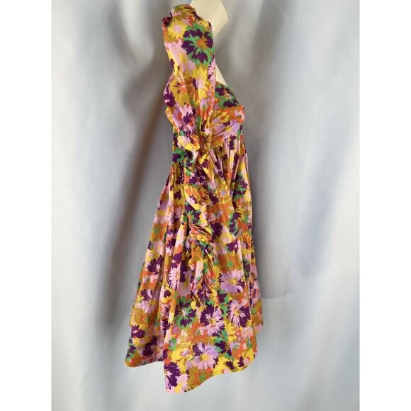 NEW Zimmermann Violet Front-Twist Detailed Mini Dress $695 - Picture 9 of 13